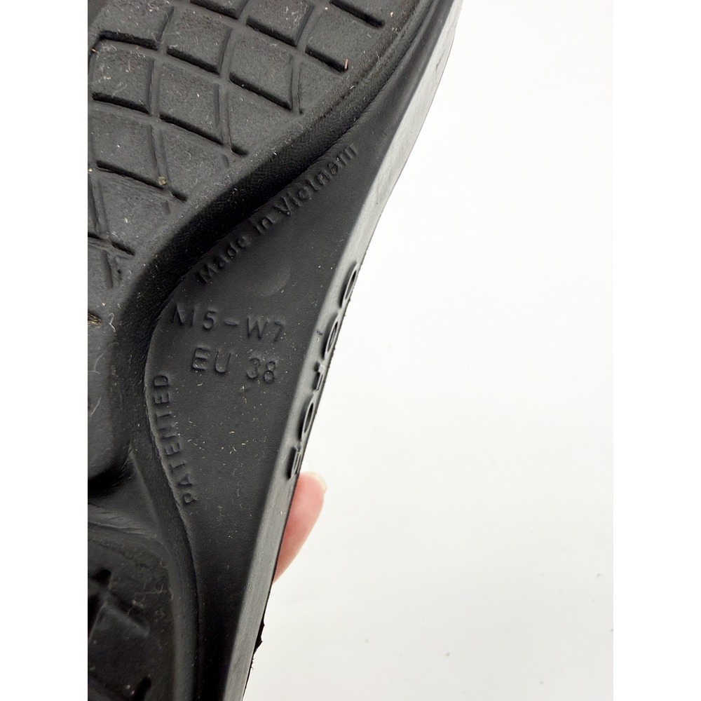 OOFOS OOriginal Recovery Sandals Black Thong Flip Flops Womens 7 Mens 5 EU 38 - Picture 9 of 9